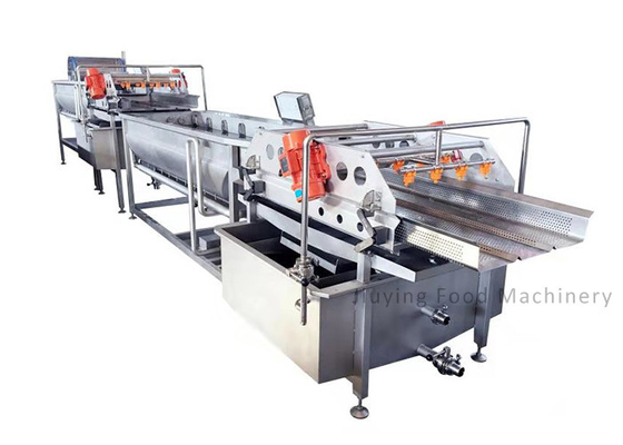 Automatic Vegetable Fruit Washing Machine For Farms Beverage Factory
