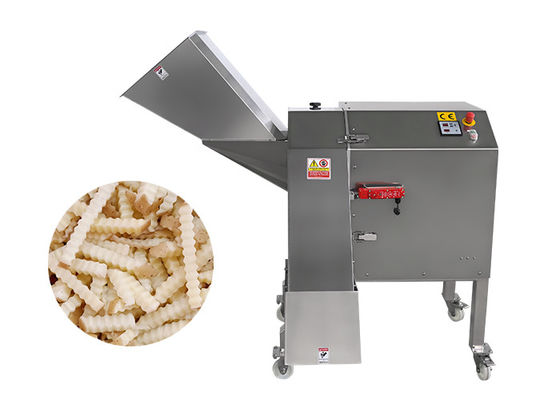 Fruit And Vegetable Processing Equipment Chopping Wave Shaped Potato Chips