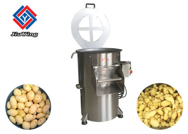 Multi - Functional Potato Chips Peeling Machine With Wheels Capacity 500 Kg /H