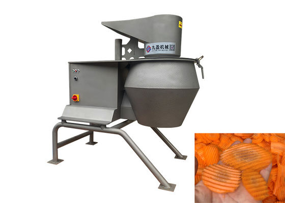 Automatic Vegetable Fruit Washing Machine Multi Function Potato Crinkle Cutter Machine