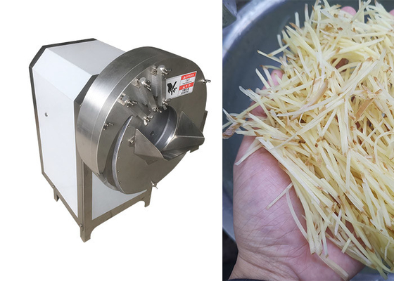 100KG/H Vegetable Processing Equipment Restaurant Ginger Garlic Shredding Machine