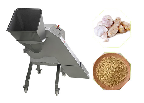 الفولاذ المقاوم للصدأ نيس آلة تقطيع البصل 3000KG / H الجزرة الثوم القاطع