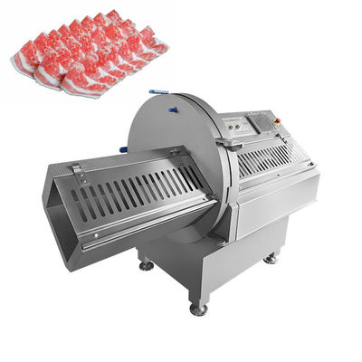 آلة قطع شرائح اللحوم المجمدة عالية السرعة والدقة بالعظام وبدون عظم مع شاشة لمس سهلة الاستخدام