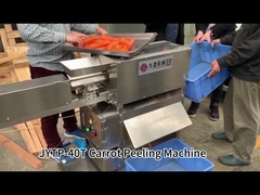آلة تقشير الجزر التجارية لمعالجة الخضروات بمعدل 40-60 قطعة/دقيقة